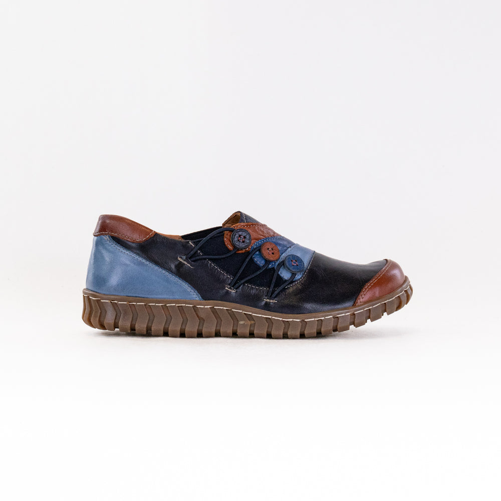 Spring Step Neeta (Women's) - Navy Multi Leather