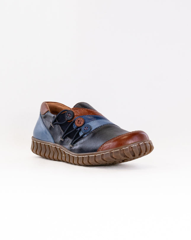 Spring Step Neeta (Women's) - Navy Multi Leather