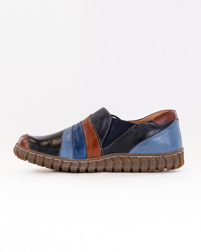 Spring Step Neeta (Women's) - Navy Multi Leather