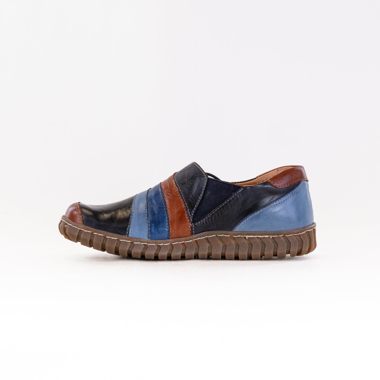 Spring Step Neeta (Women's) - Navy Multi Leather