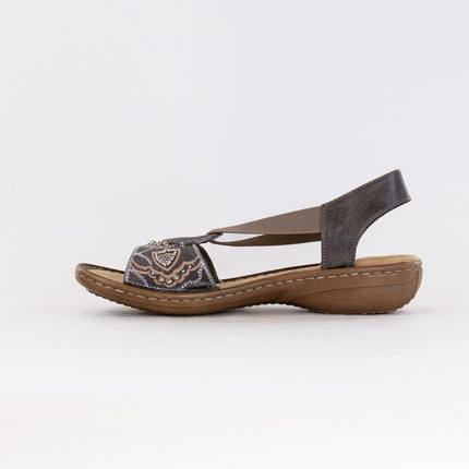 Rieker Regina Sandal (Women's) - Smoke