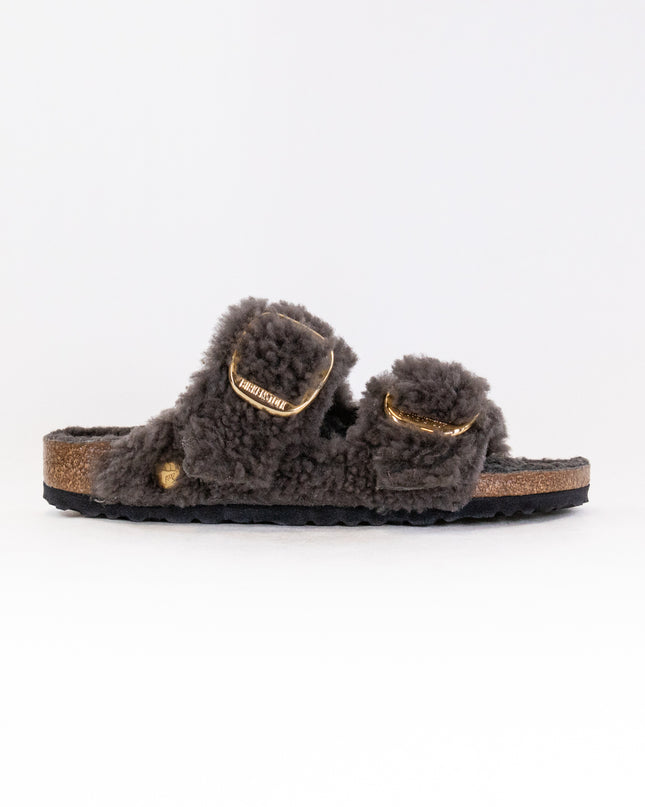 Birkenstock Arizona Big Buckle Shearling (Women's) - Concrete Gray