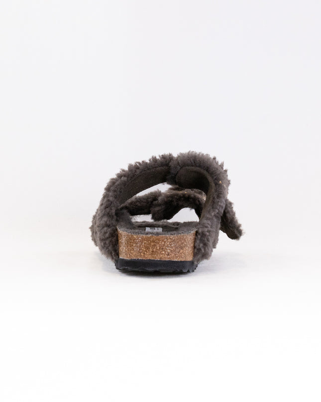 Birkenstock Arizona Big Buckle Shearling (Women's) - Concrete Gray