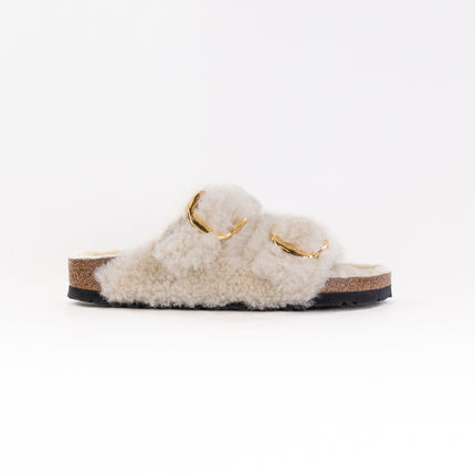 Birkenstock Arizona Big Buckle Shearling (Women's) - Teddy Eggshell