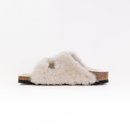 Birkenstock Arizona Big Buckle Shearling (Women's) - Teddy Eggshell