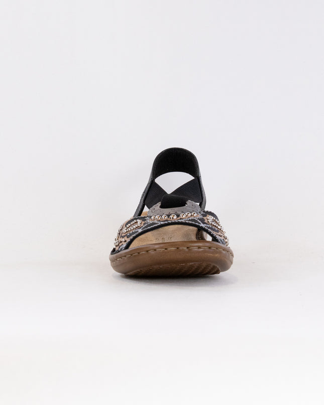 Rieker Regina Sandal (Women's) - Black