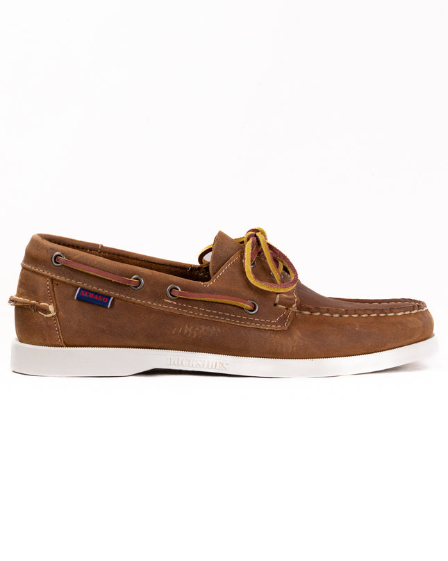 Sebago Docksides Portland Crazy Horse (Men's) - Tan