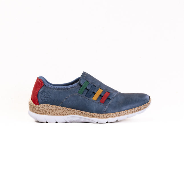Rieker N4264-14 (Women's) - Blue