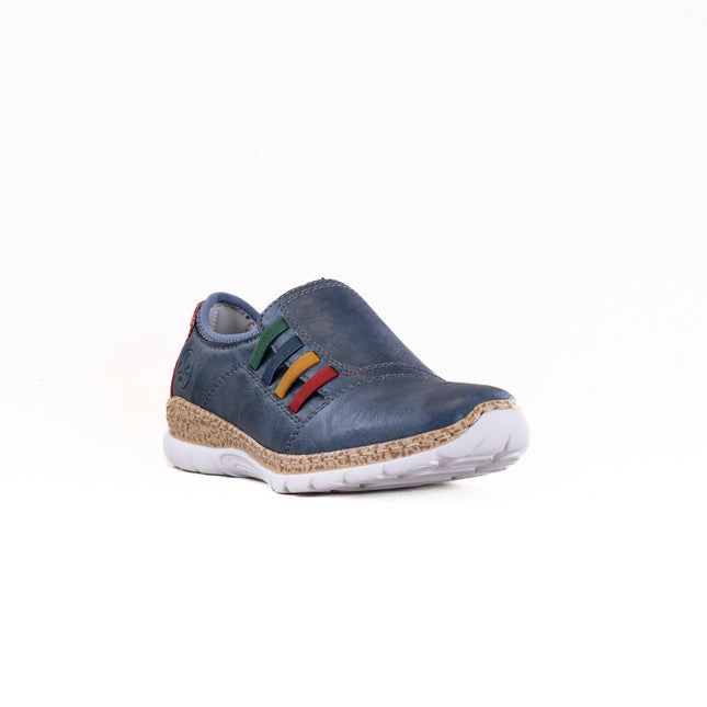 Rieker N4264-14 (Women's) - Blue
