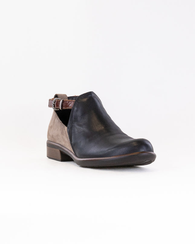 Naot Kamsin (Women's) - Black Raven/Stone Nubuck/Luggage Brown