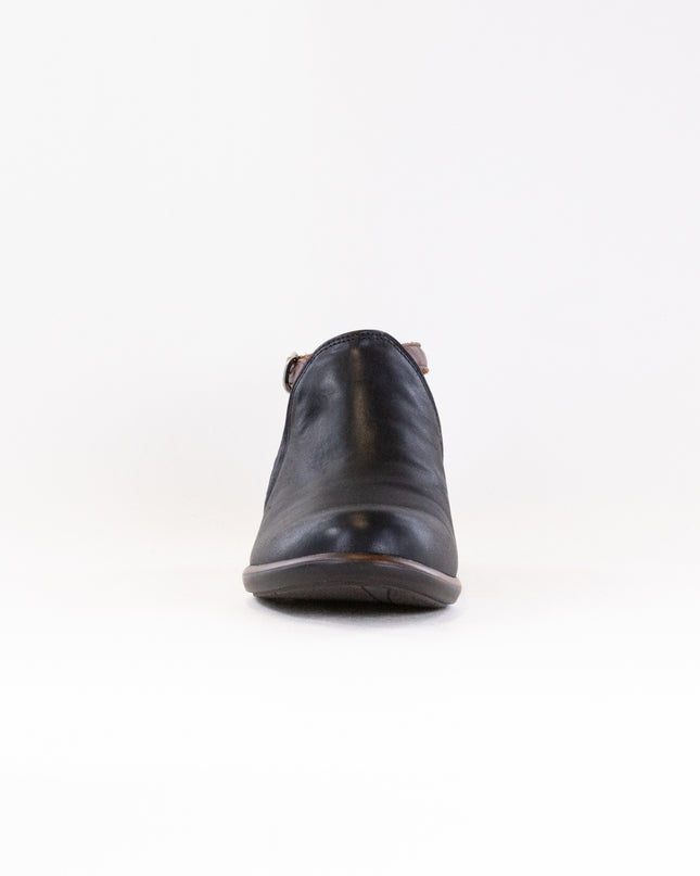 Naot Kamsin (Women's) - Black Raven/Stone Nubuck/Luggage Brown