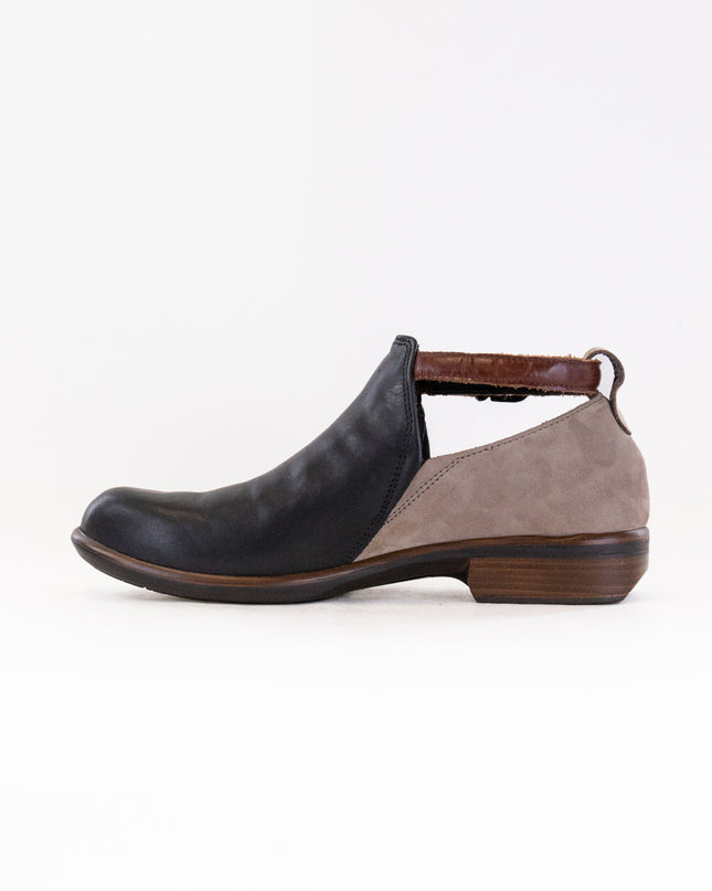 Naot Kamsin (Women's) - Black Raven/Stone Nubuck/Luggage Brown