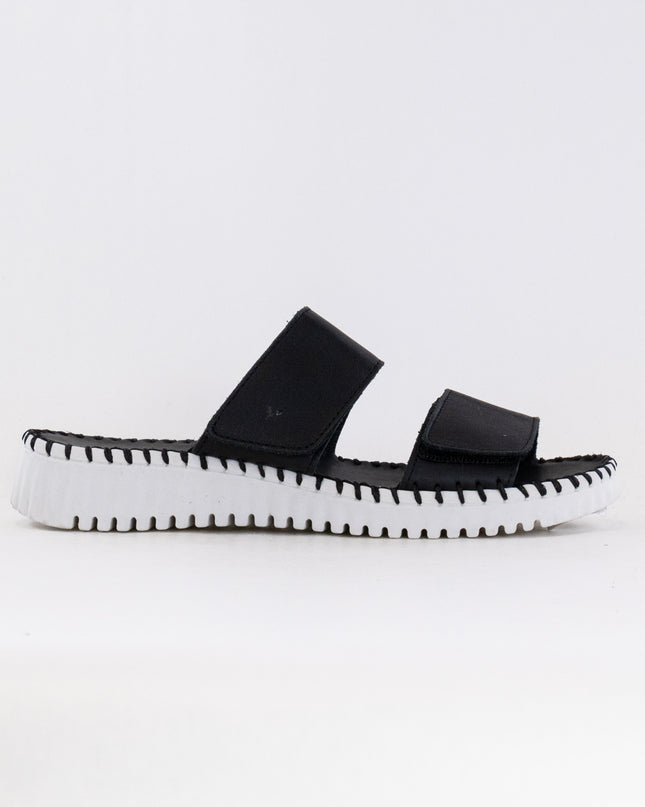 Eric Michael Angie Sandal (Women's) - Black Leather