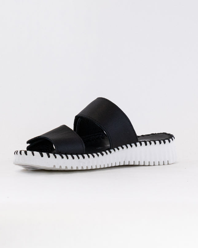 Eric Michael Angie Sandal (Women's) - Black Leather