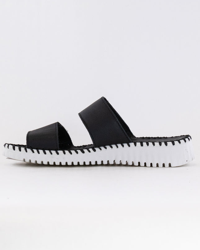 Eric Michael Angie Sandal (Women's) - Black Leather