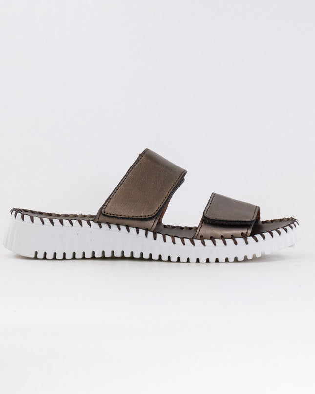 Eric Michael Angie Sandal (Women's) - Pewter Leather