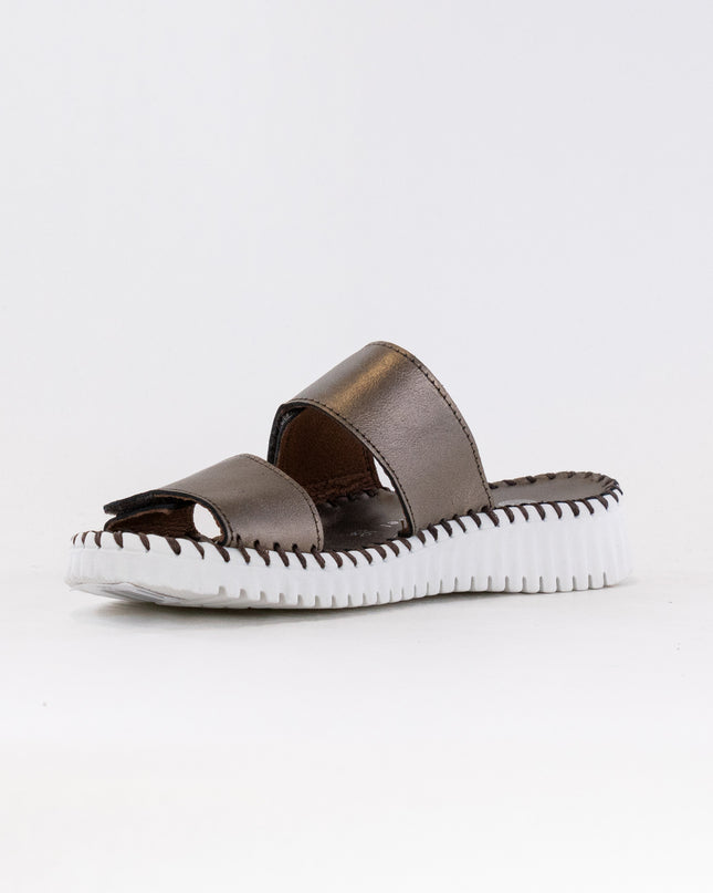 Eric Michael Angie Sandal (Women's) - Pewter Leather