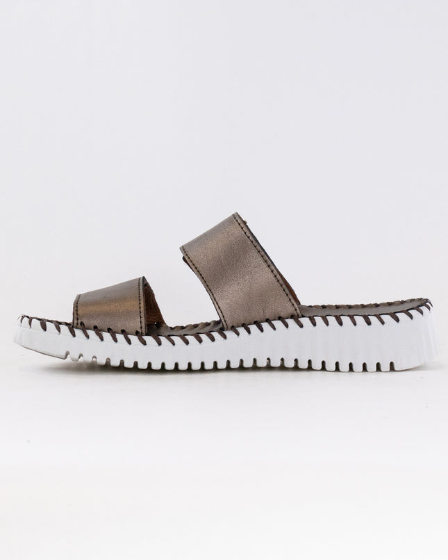 Eric Michael Angie Sandal (Women's) - Pewter Leather