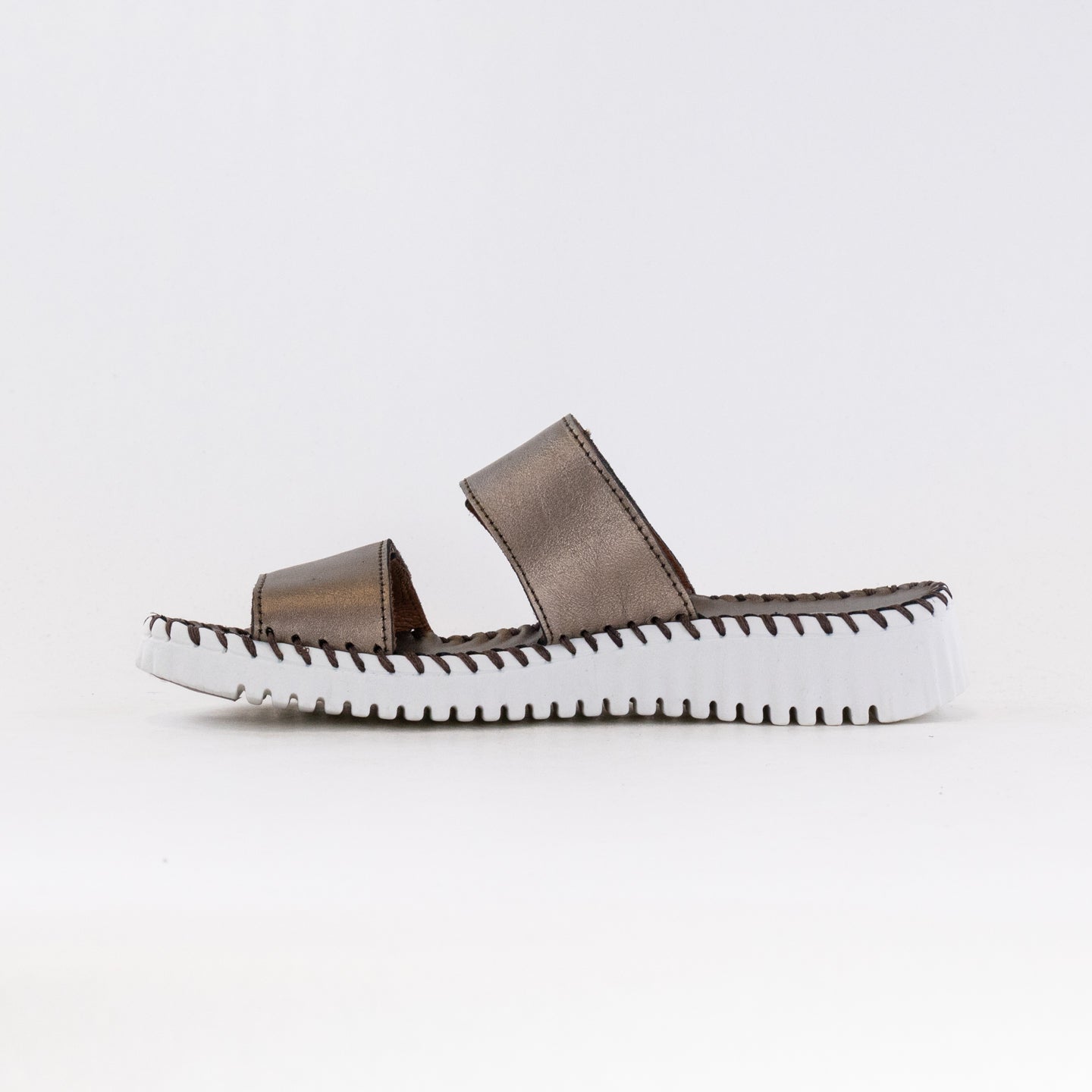 Eric Michael Angie Sandal (Women's) - Pewter Leather