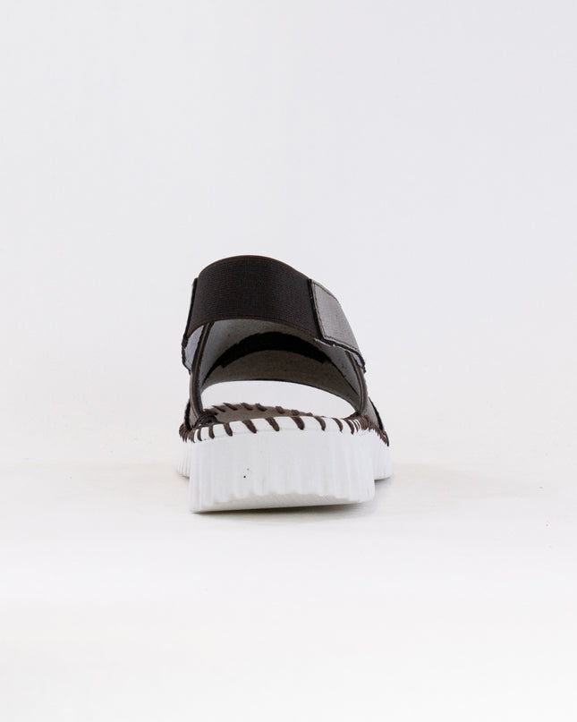 Eric Michael Sola Sandal (Women's) - Pewter Leather