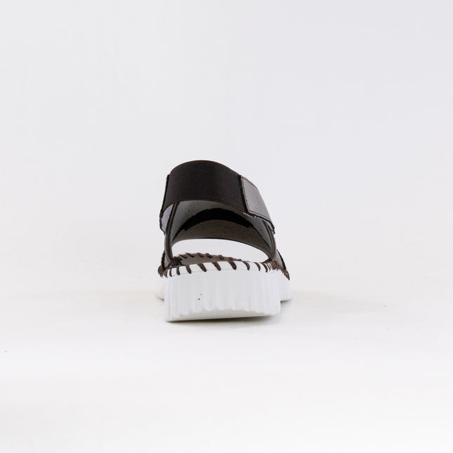 Eric Michael Sola Sandal (Women's) - Pewter Leather