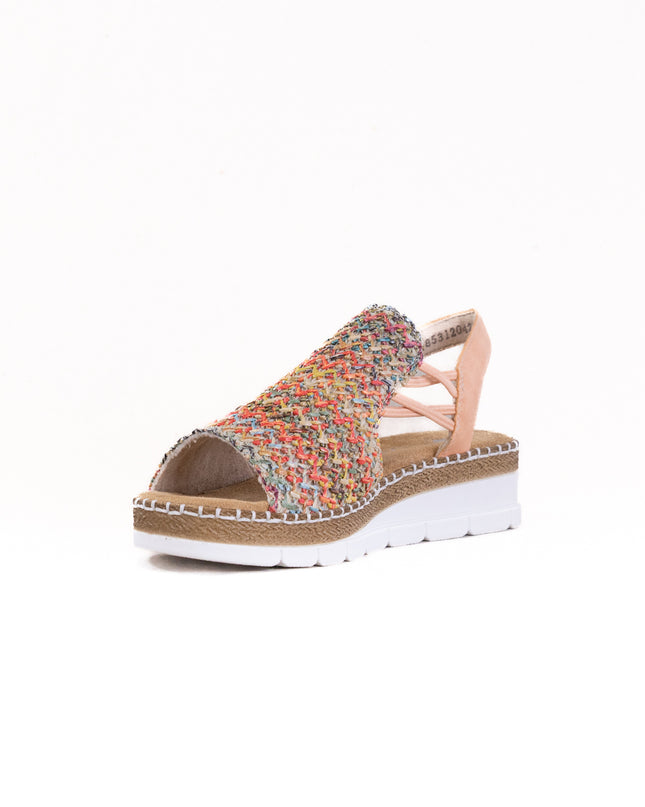 Rieker Regina V1241 (Women's) - Multi/Apricot