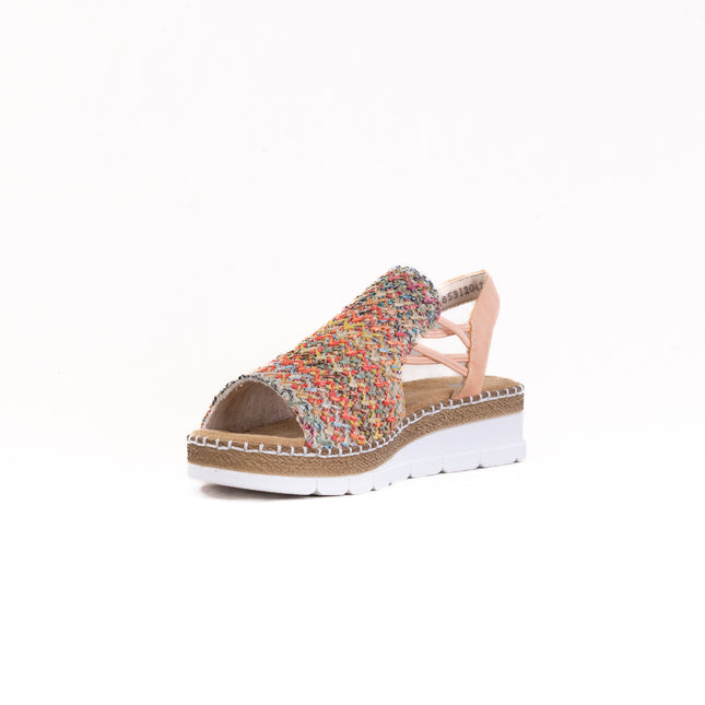 Rieker Regina V1241 (Women's) - Multi/Apricot