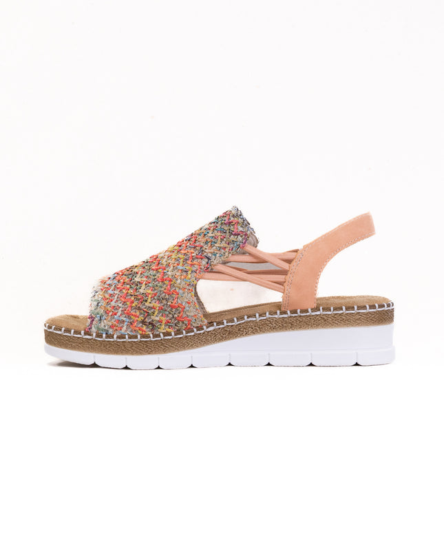 Rieker Regina V1241 (Women's) - Multi/Apricot