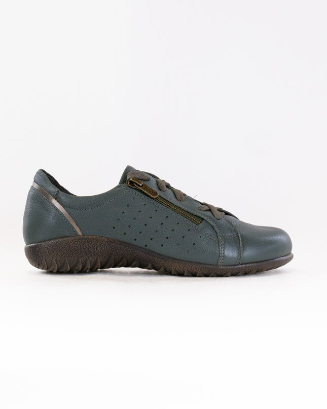 Naot Moko (Women's) - Green Leather Pewter