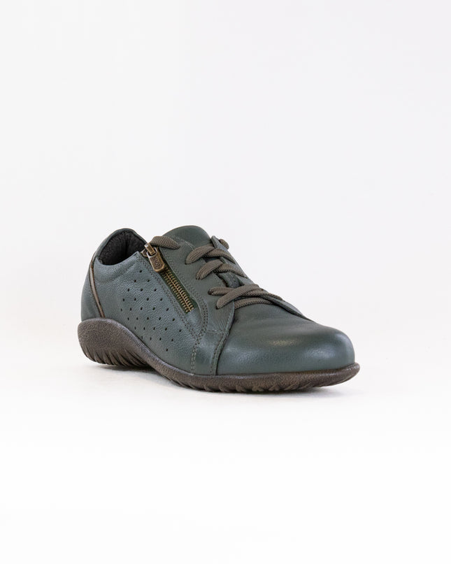 Naot Moko (Women's) - Green Leather Pewter