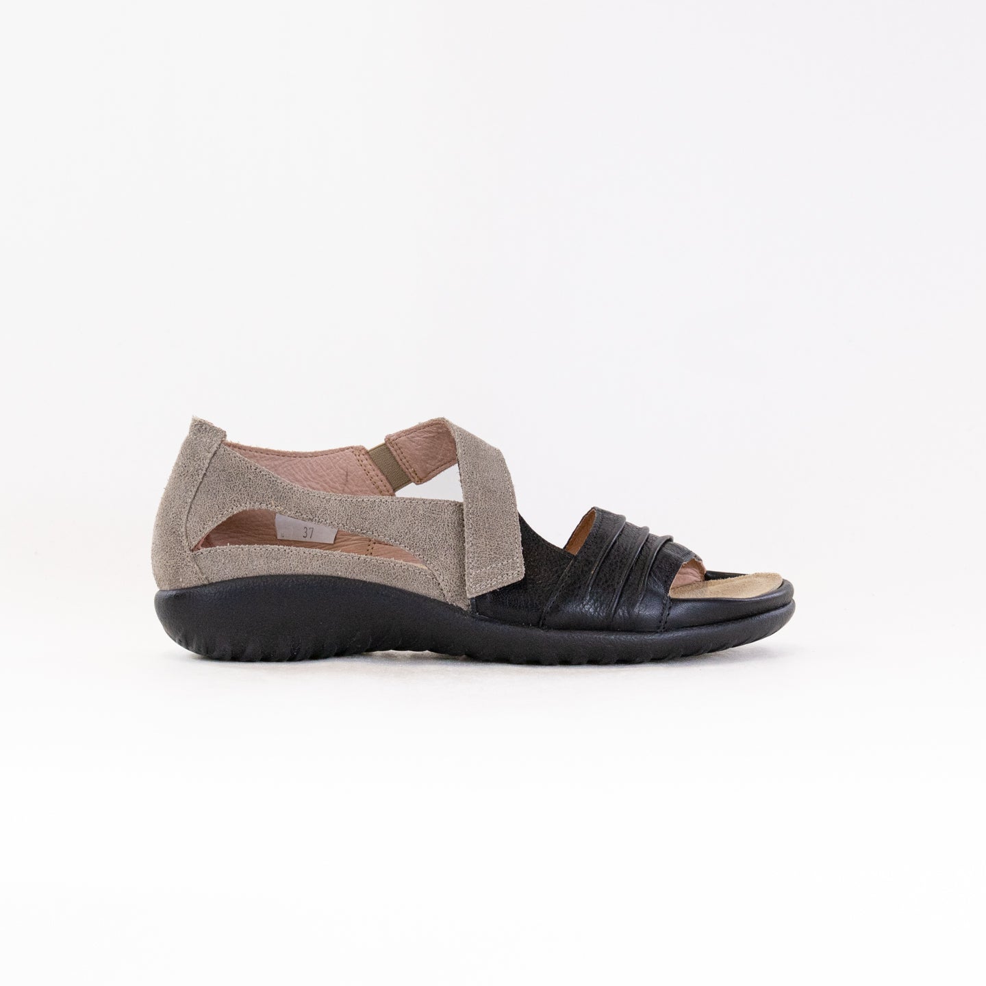 Naot Papaki (Women's) - Speckled Beige/Soft Black Leather