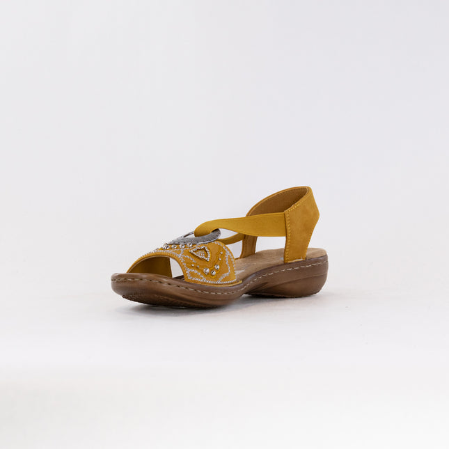 Rieker Regina Sandal (Women's) - Yellow