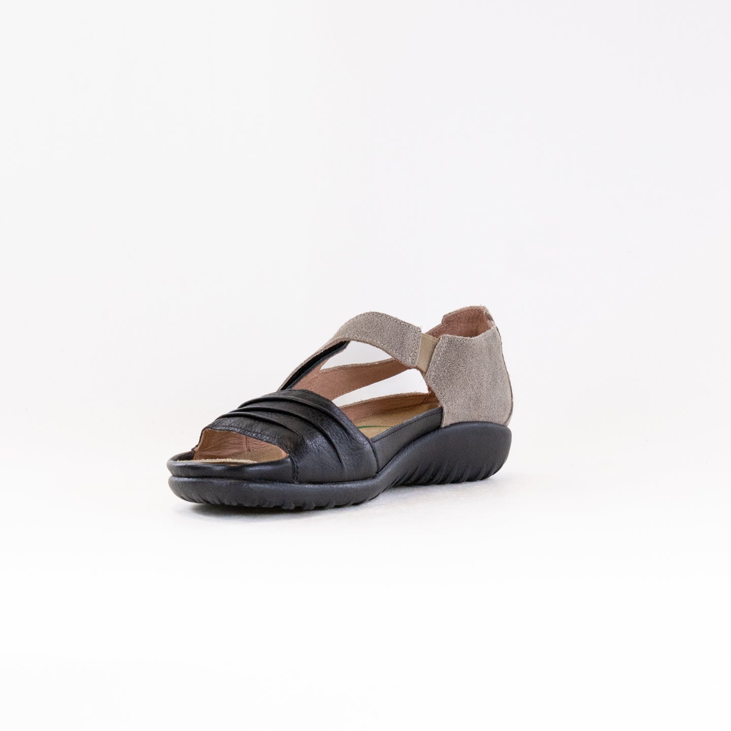 Naot Papaki (Women's) - Speckled Beige/Soft Black Leather