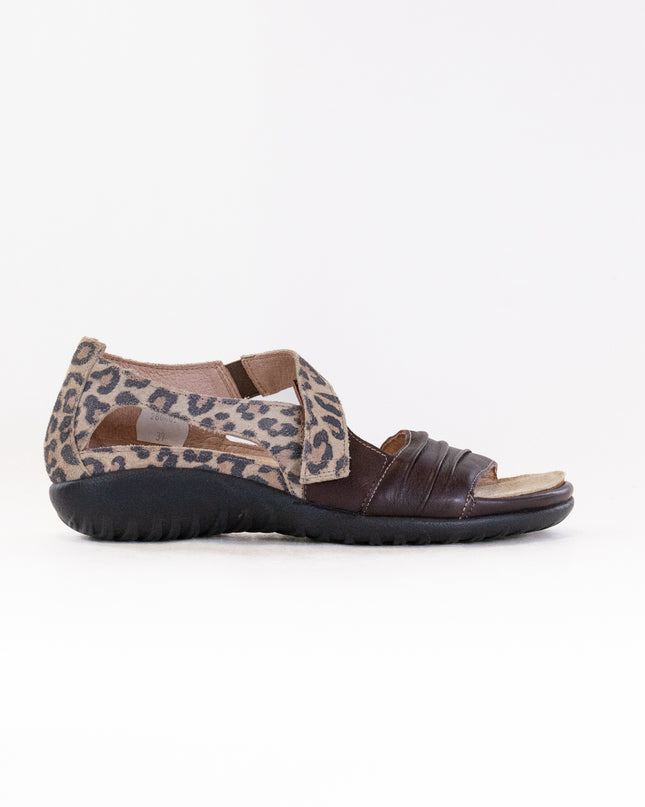 Naot Papaki (Women's) - Soft Brown/Cheetah Suede