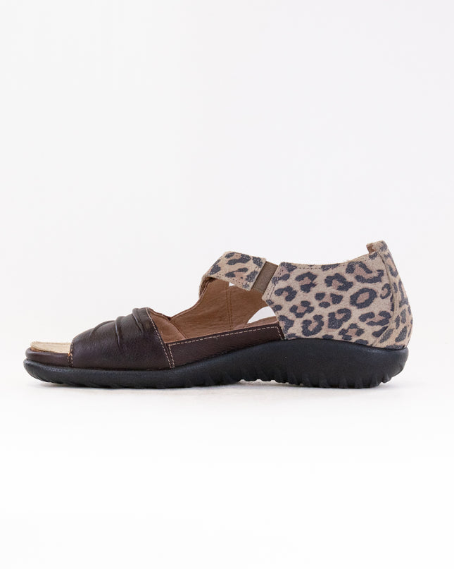 Naot Papaki (Women's) - Soft Brown/Cheetah Suede