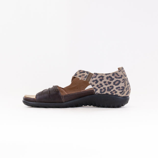 Naot Papaki (Women's) - Soft Brown/Cheetah Suede