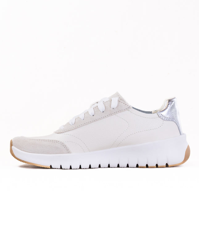 Vionic Uptown Sneaker (Women's) - Ivory/Silver