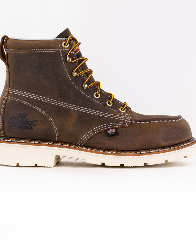 Thorogood American Heritage 6'' Safety Toe Moc Toe Maxwear90 (Men's) - Crazy Horse