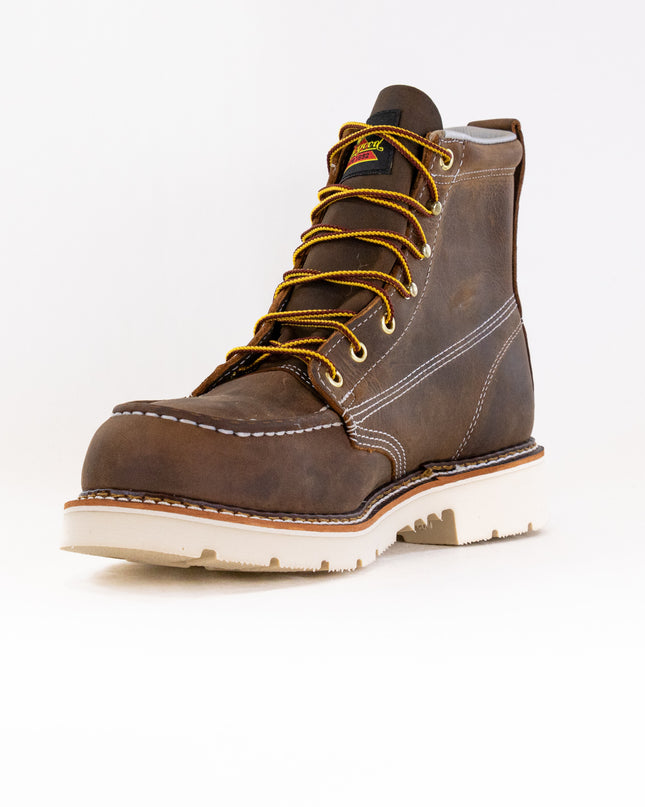 Thorogood American Heritage 6'' Safety Toe Moc Toe Maxwear90 (Men's) - Crazy Horse