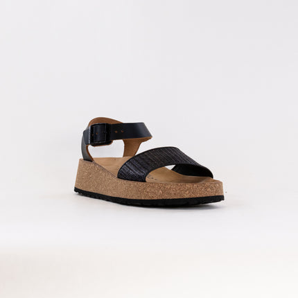 Birkenstock-Papillo Glenda (Women's) - Black Raffia Leather