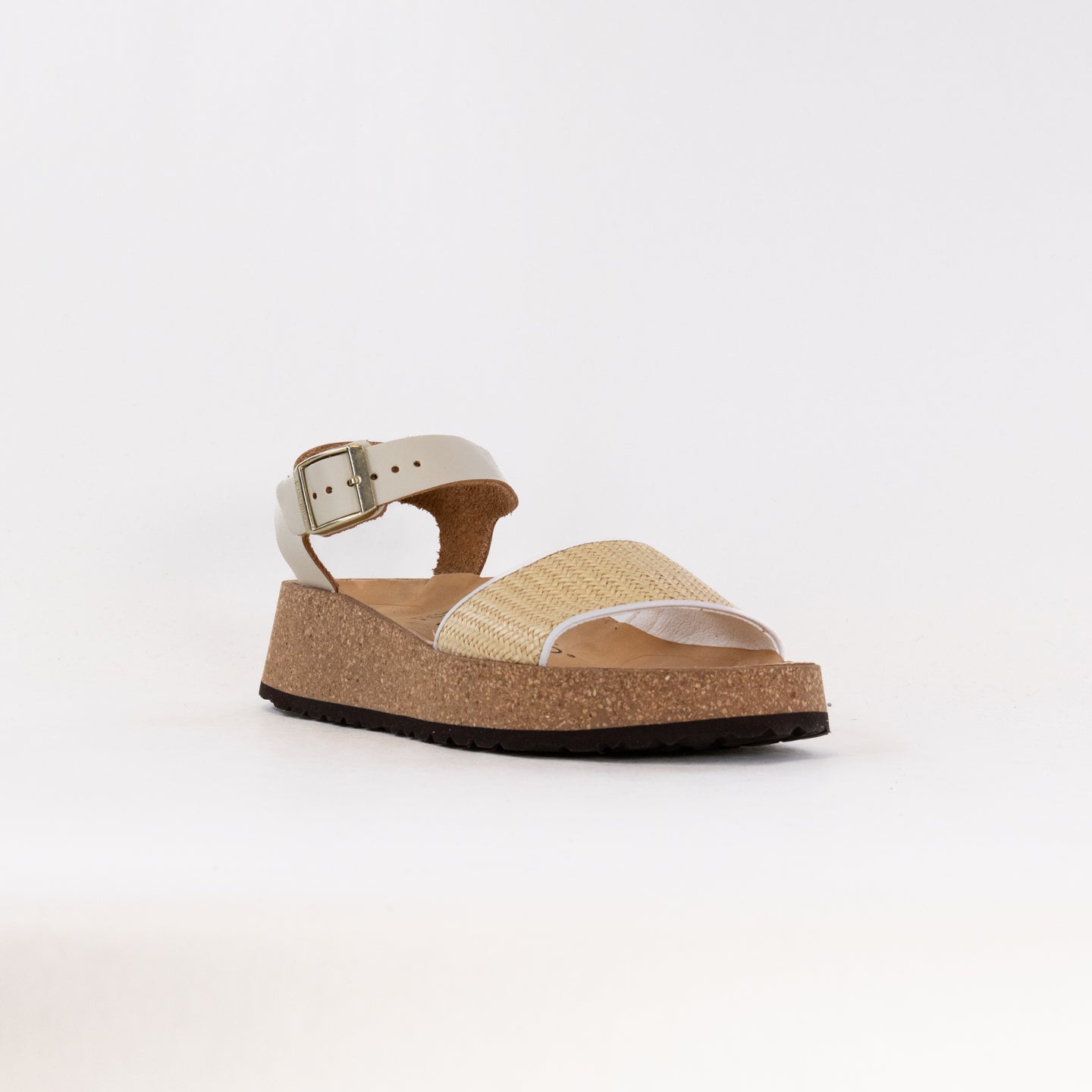 Birkenstock-Papillo Glenda (Women's) - Natural White Raffia Leather