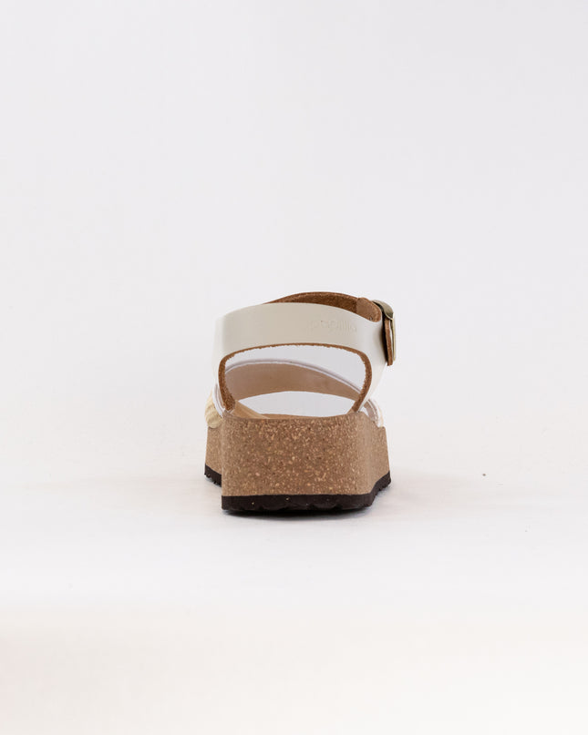 Birkenstock-Papillo Glenda (Women's) - Natural White Raffia Leather
