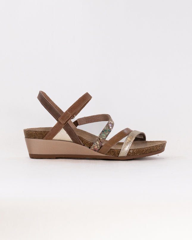 Naot Hero (Women's) - Gold Floral Brown
