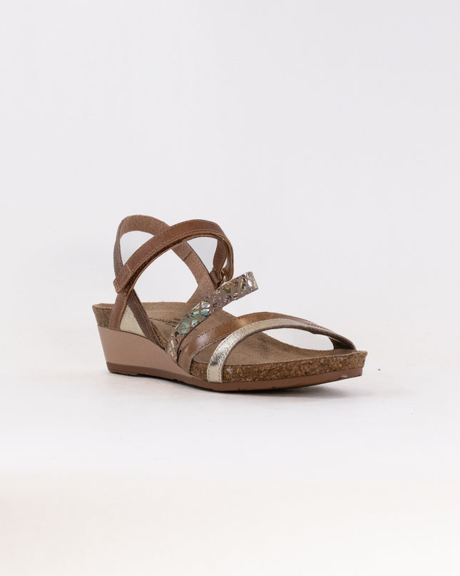 Naot Hero (Women's) - Gold Floral Brown