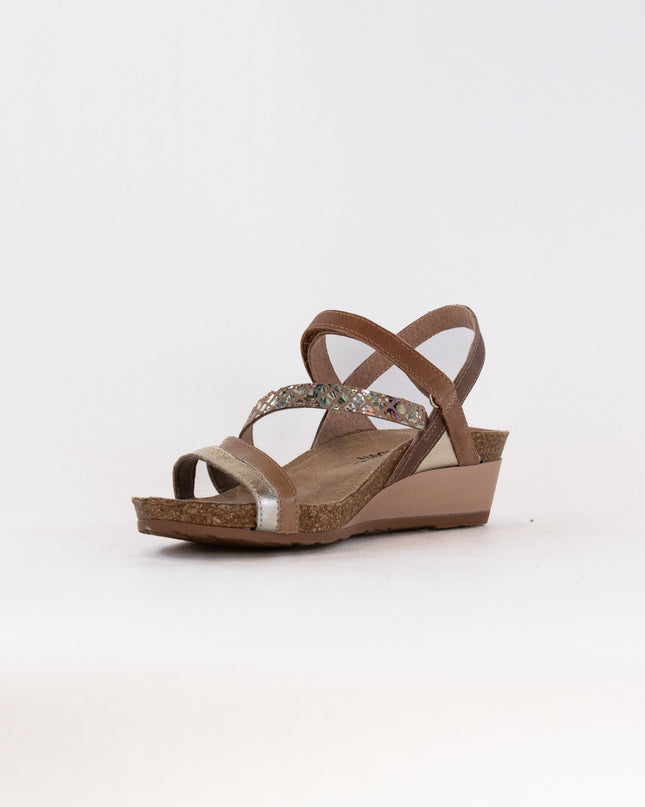 Naot Hero (Women's) - Gold Floral Brown