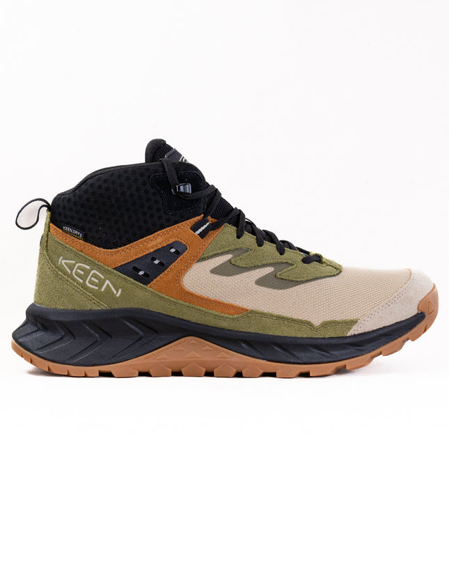 KEEN Hightrail Mid Waterproof Hiking Boot (Men's) - Safari/Black