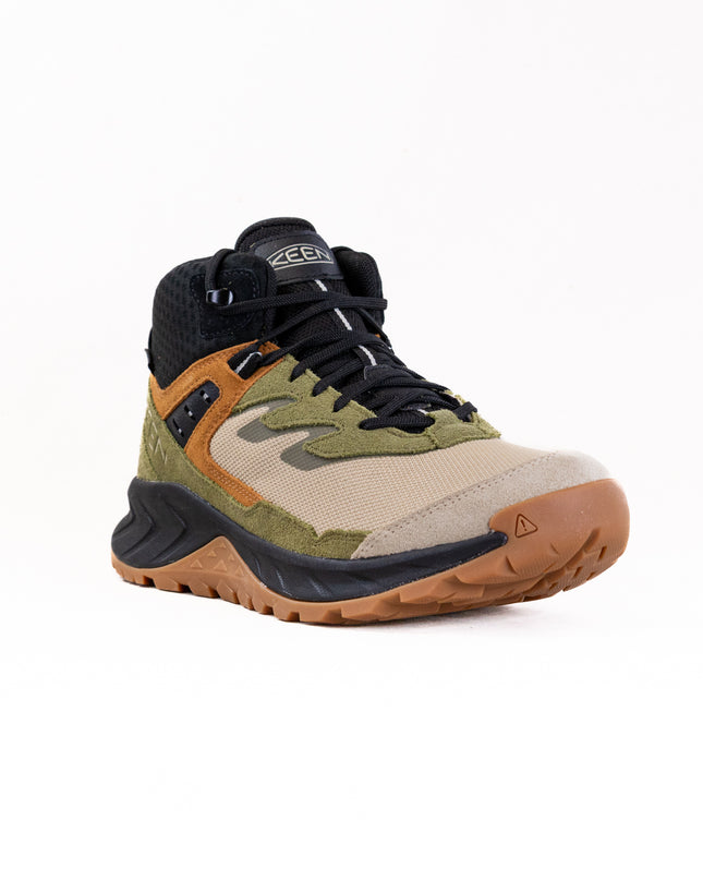 KEEN Hightrail Mid Waterproof Hiking Boot (Men's) - Safari/Black