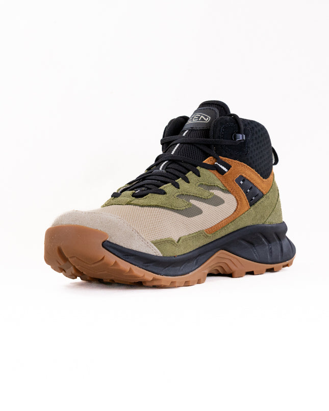 KEEN Hightrail Mid Waterproof Hiking Boot (Men's) - Safari/Black