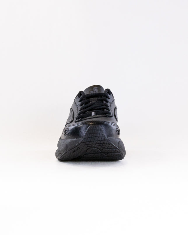 Brooks Ghost Max Leather (Women's) - Black/Black