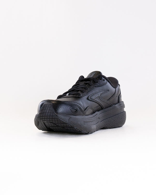 Brooks Ghost Max Leather (Women's) - Black/Black